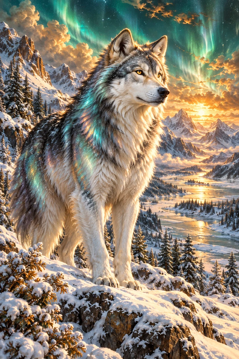Le loup d’aurore